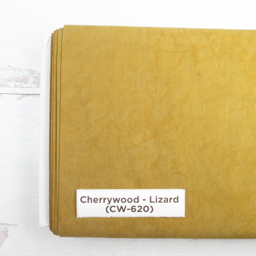 Cherrywood Hand Dyed Fabric - Lizard (CW-620)
