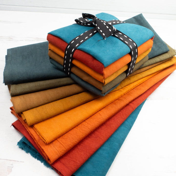 Cherrywood Hand Dyed Fabric Fat Quarter Bundle - Madagascar