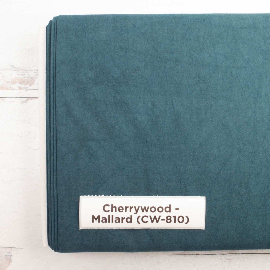 Cherrywood Hand Dyed Fabric - Mallard (CW-810)