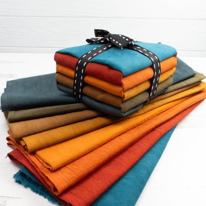 Cherrywood Hand Dyed Fabric Fat Quarter Bundle - Madagascar