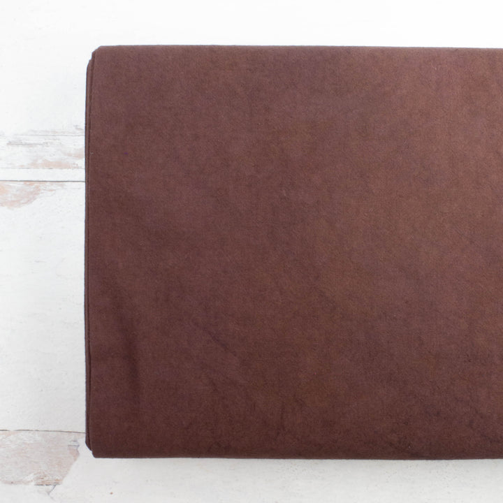 Cherrywood Hand Dyed Fabric - Chocolate (CW-505)