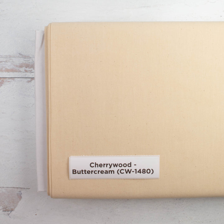 Cherrywood Hand Dyed Fabric - Buttercream (CW-1480)