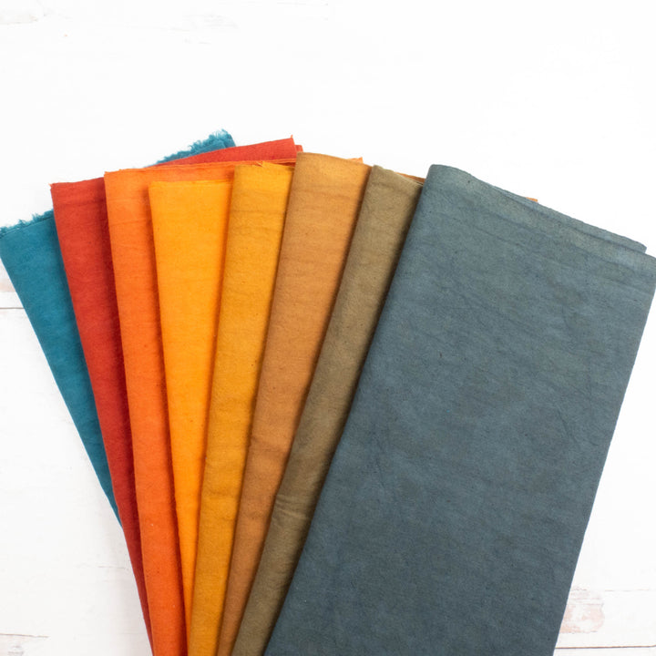 Cherrywood Hand Dyed Fabric Fat Quarter Bundle - Madagascar