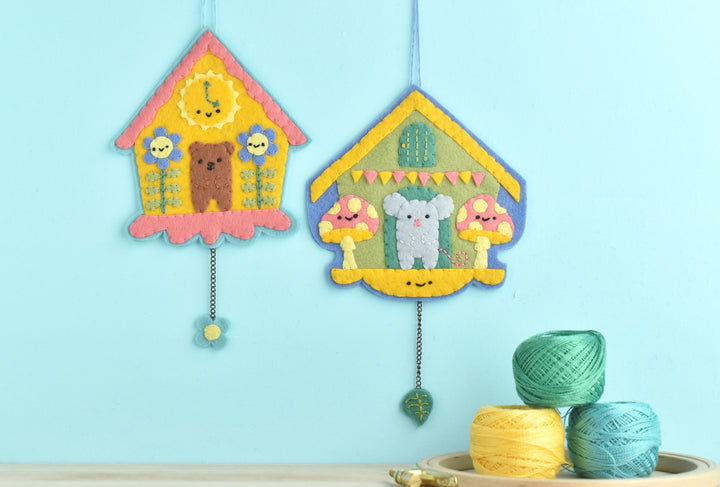PDF Pattern - Clockwork Critters Felt Ornament Sewing Pattern