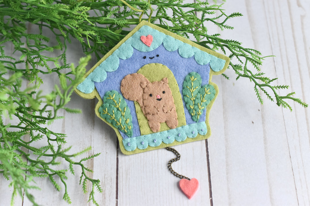 PDF Pattern - Clockwork Critters Felt Ornament Sewing Pattern