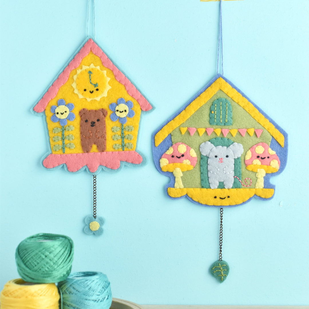 PDF Pattern - Clockwork Critters Felt Ornament Sewing Pattern