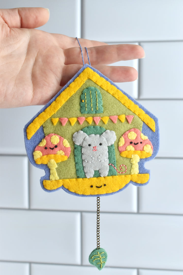 PDF Pattern - Clockwork Critters Felt Ornament Sewing Pattern