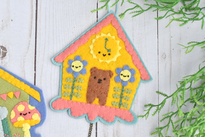 PDF Pattern - Clockwork Critters Felt Ornament Sewing Pattern