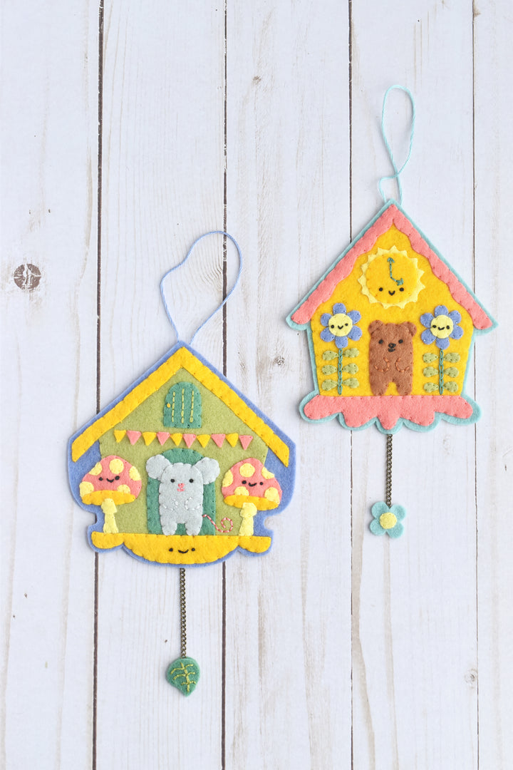 PDF Pattern - Clockwork Critters Felt Ornament Sewing Pattern