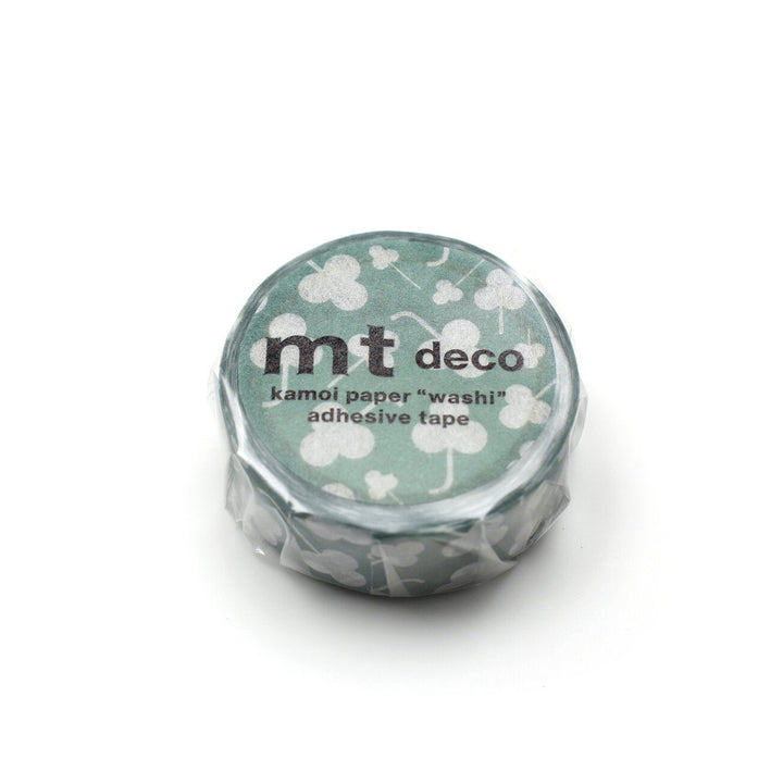 mtDeco washi tape Clovers design in packaging on white background