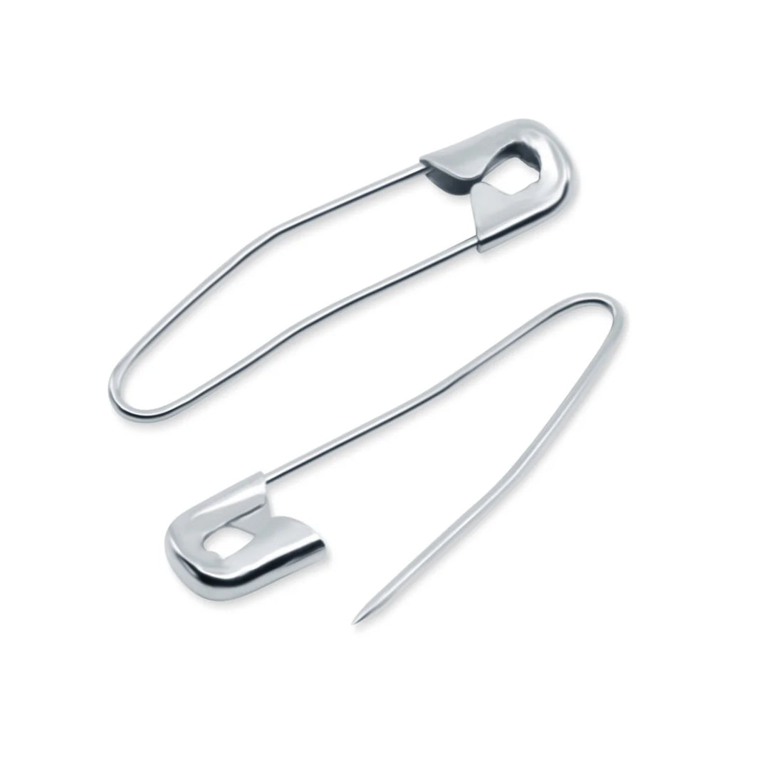 Curved Coiless Safety Pins
