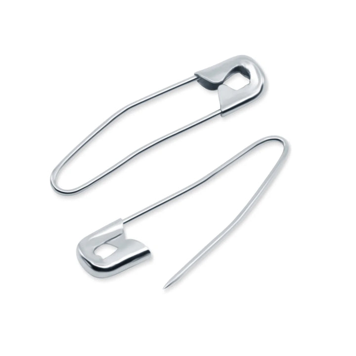Curved Coiless Safety Pins