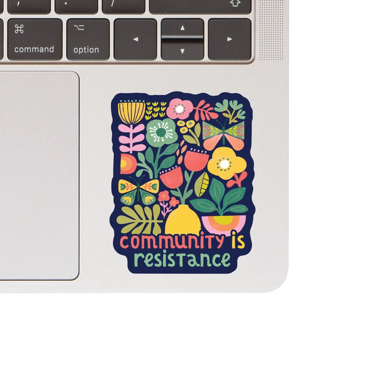 Community Is Resistance Vinyl Sticker