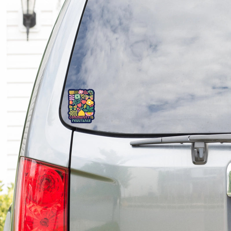 Community Is Resistance Vinyl Sticker