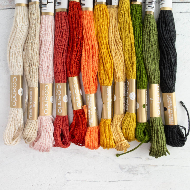 Cosmo Embroidery Floss Set :: Bee Garden Night