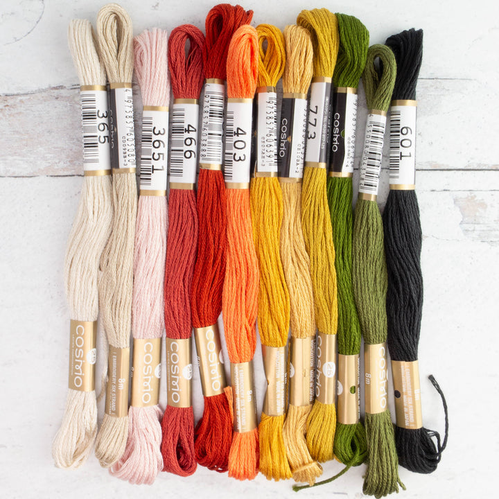 Cosmo Embroidery Floss Set :: Bee Garden Night