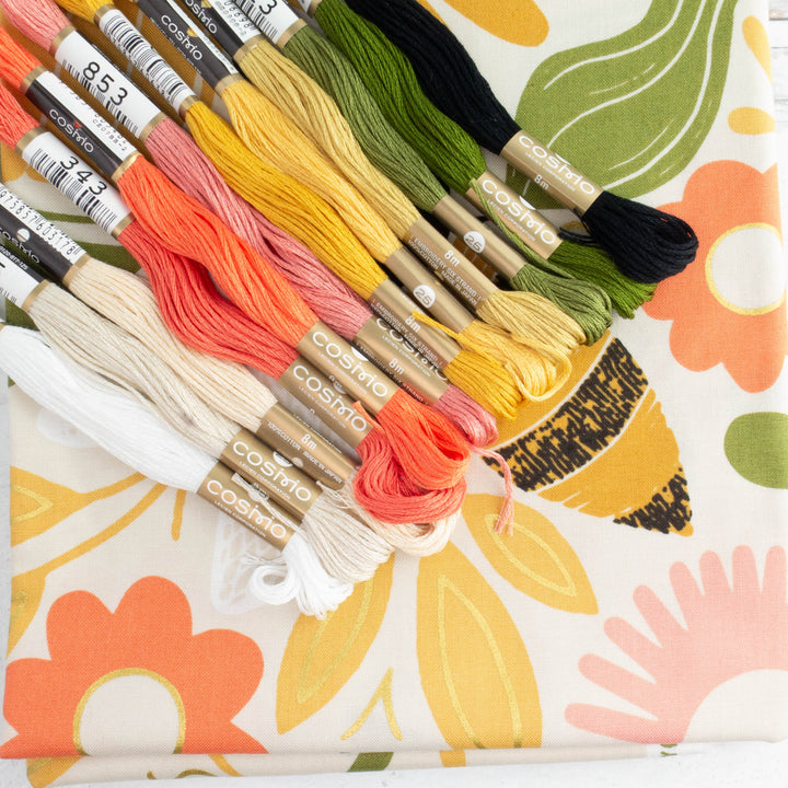 Gingiber Bee Garden Panel (2 Colorways Available)