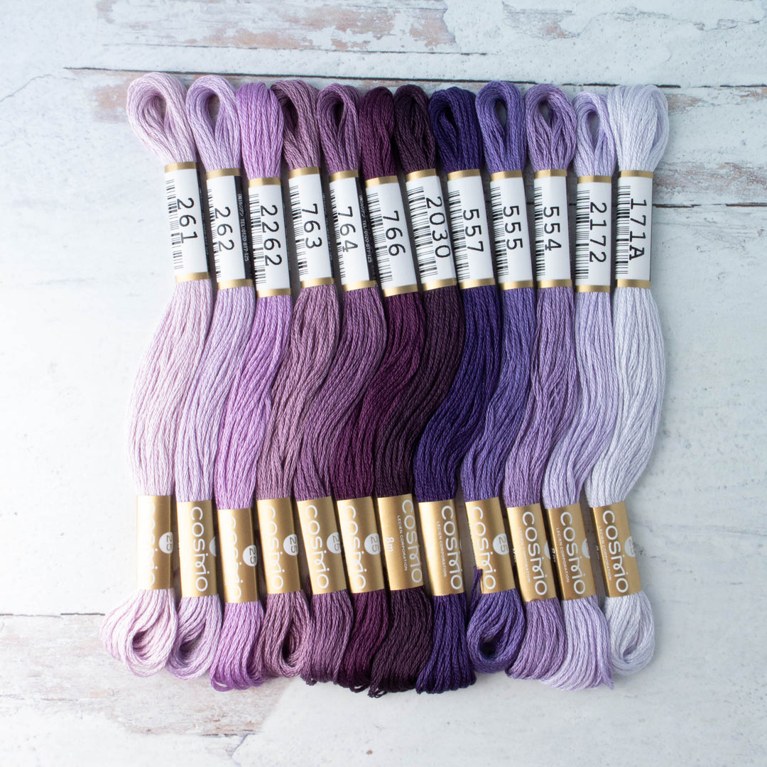 Cosmo Embroidery Floss Set - Lavender