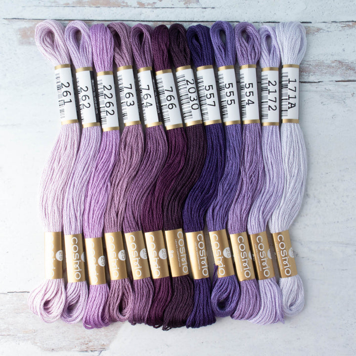 Cosmo Embroidery Floss Set - Lavender