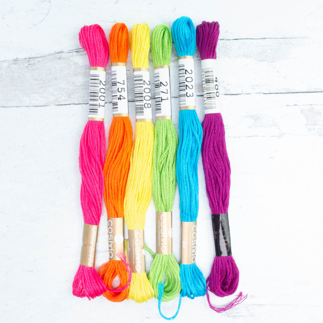 Bright Lights Embroidery Thread Set