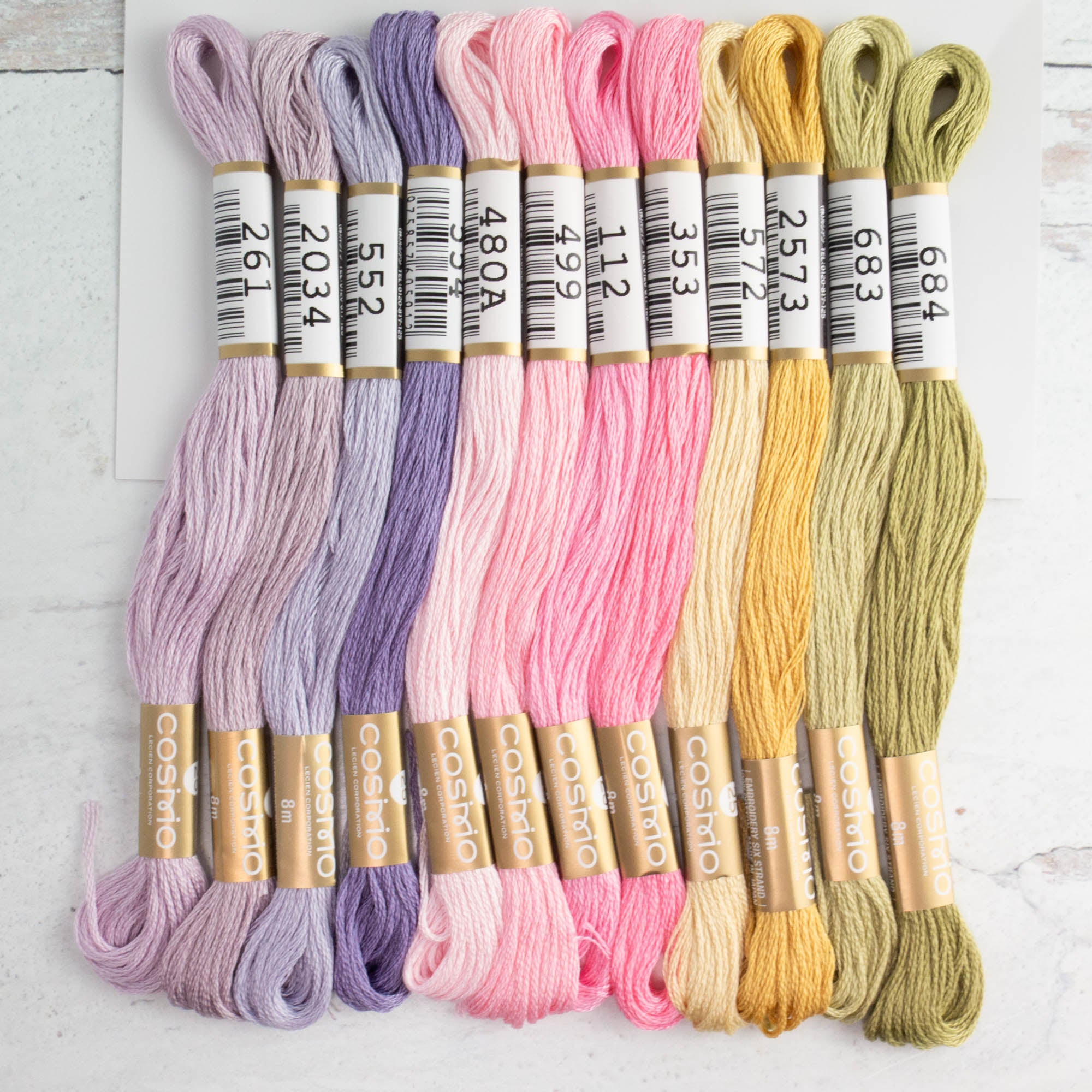 Cosmo Embroidery Floss Set - Summer Blooms – Snuggly Monkey