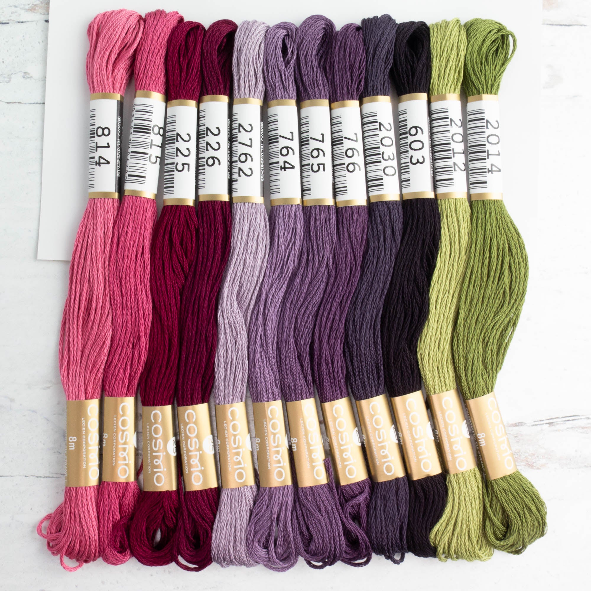 Cosmo Embroidery Floss Set - Blackberry Picking – Snuggly Monkey