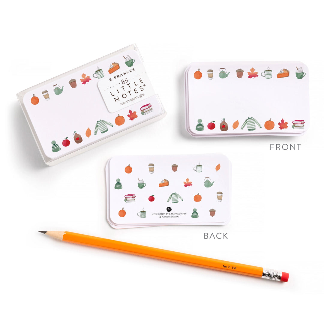 Cozy Crisp Fall Little Notes