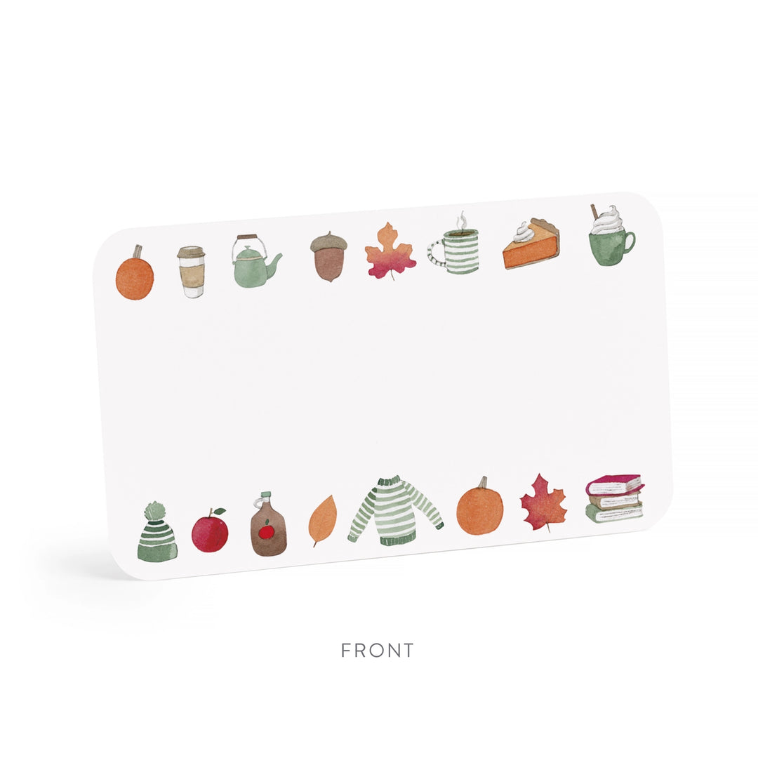 Cozy Crisp Fall Little Notes