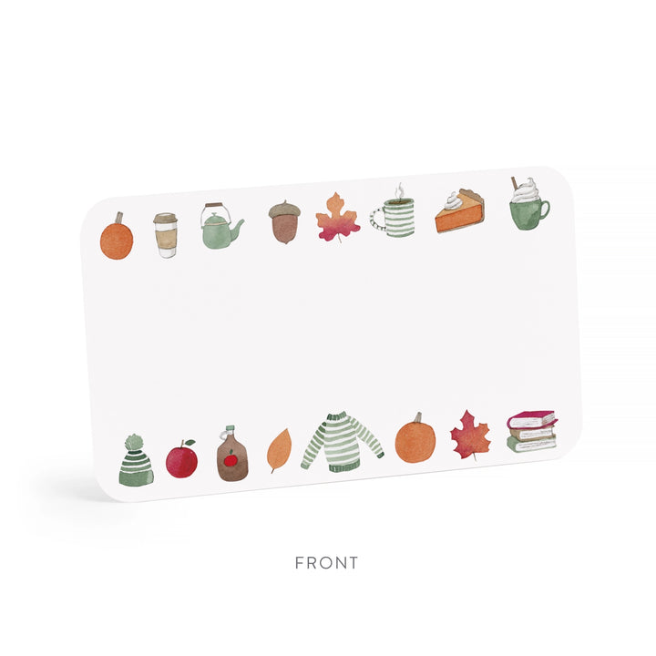 Cozy Crisp Fall Little Notes