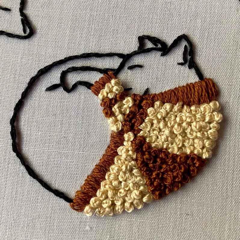 Cozy Sweater Kitties Hand Embroidery Kit
