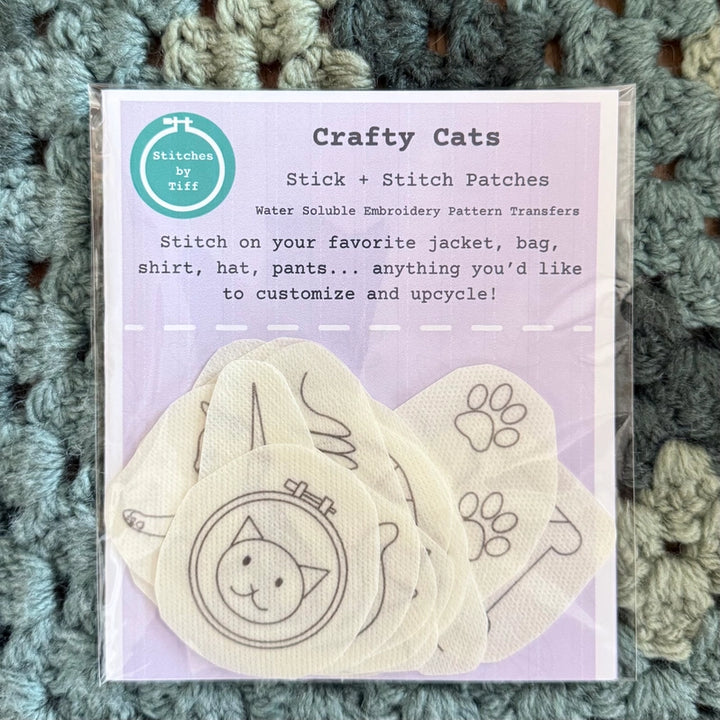 Crafty Cats Stick & Stitch Embroidery Patterns