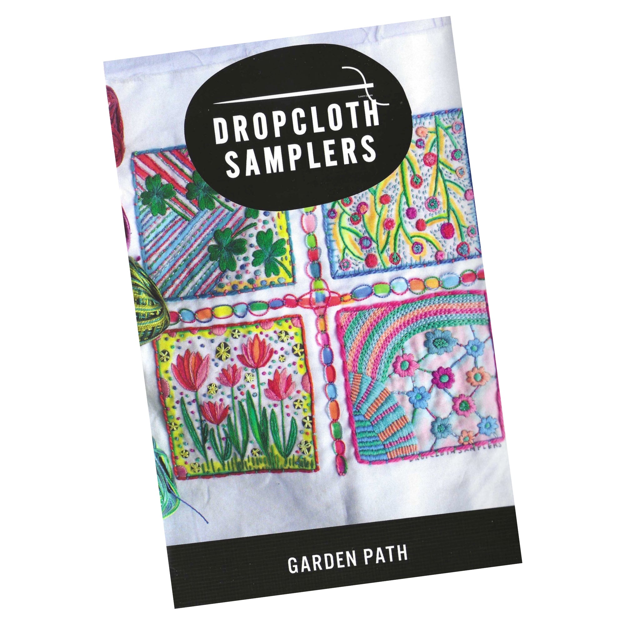 Dropcloth Embroidery Samplers :: Garden Path - Snuggly Monkey
