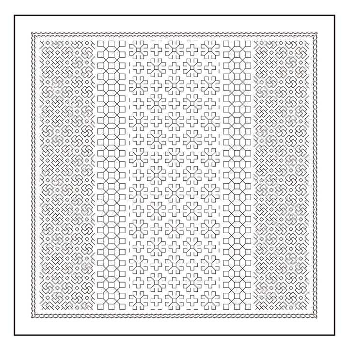 Mixed Style Sashiko Stitching Sampler - Daisy (1108 / 12108)