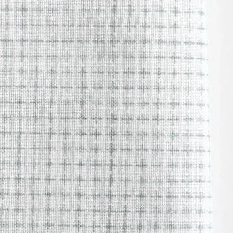 Half-Yard 5mm Straight Line Grid Sashiko Sampler featuring light gray fabric with a printed subtle grid pattern, ideal for Sashiko stitching and modern needlework projects.