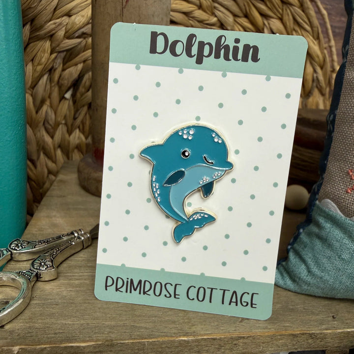 Magnetic Enamel Needle Minder - Dolphin