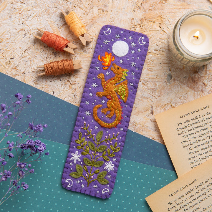 Dragon Bookmark Felt Craft Kit