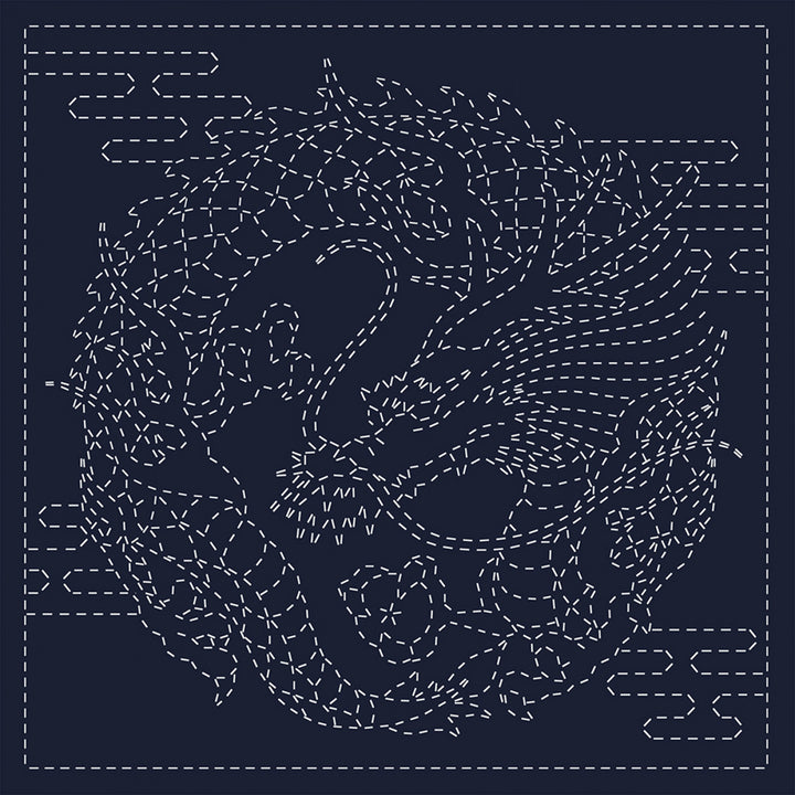 Dragon Crest Sashiko Sampler