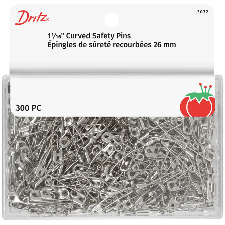 Curved Safety Pins (Size 1)