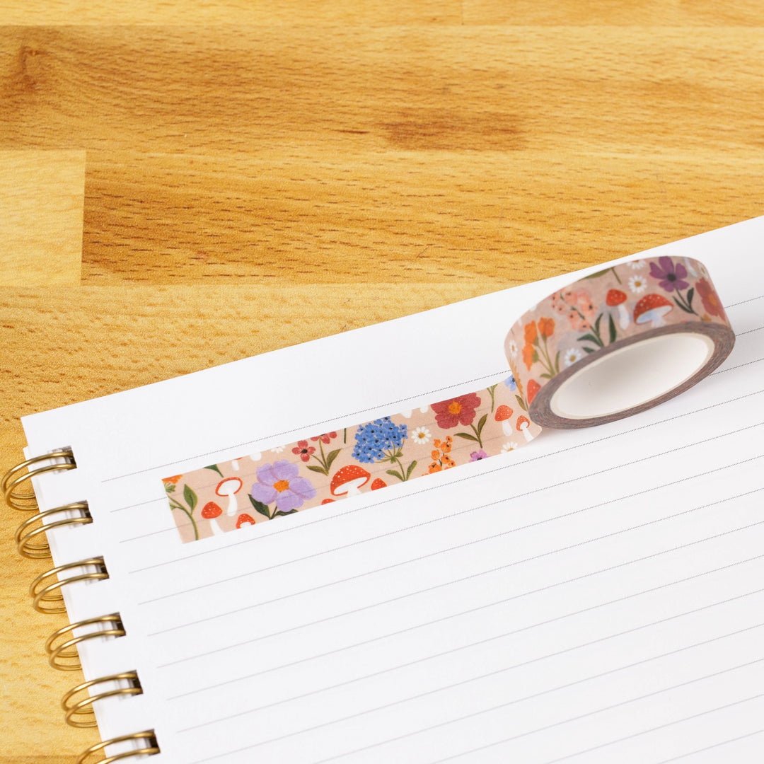 Pretty Washi Tape - Mushroom Meadows