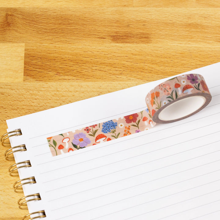 Pretty Washi Tape - Mushroom Meadows
