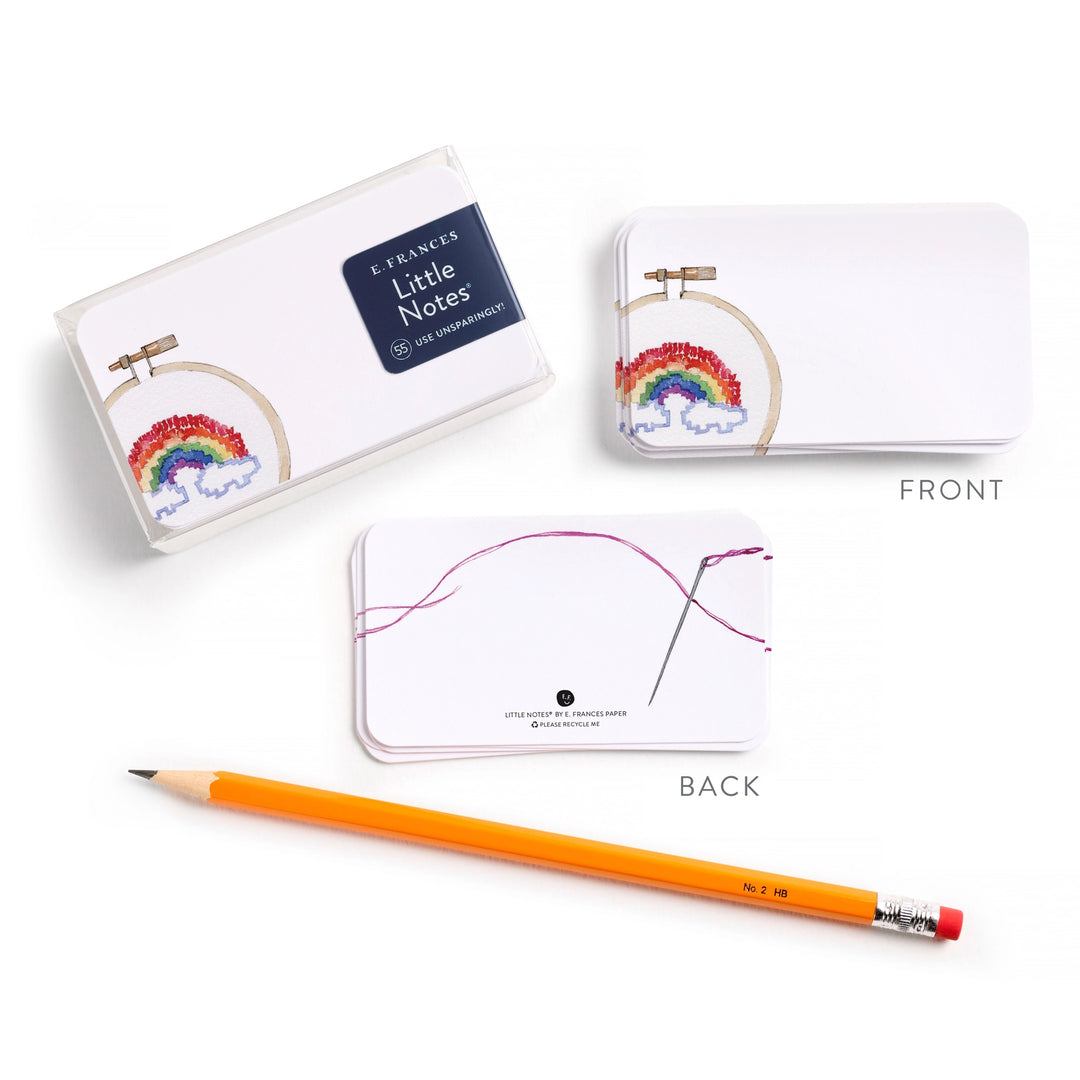 Rainbow Cross Stitch Little Notes