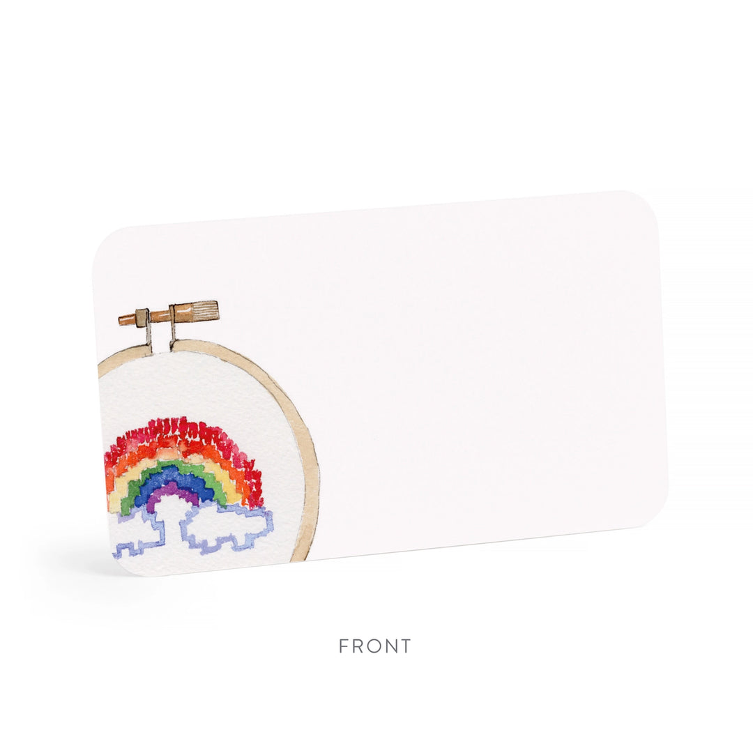 Rainbow Cross Stitch Little Notes