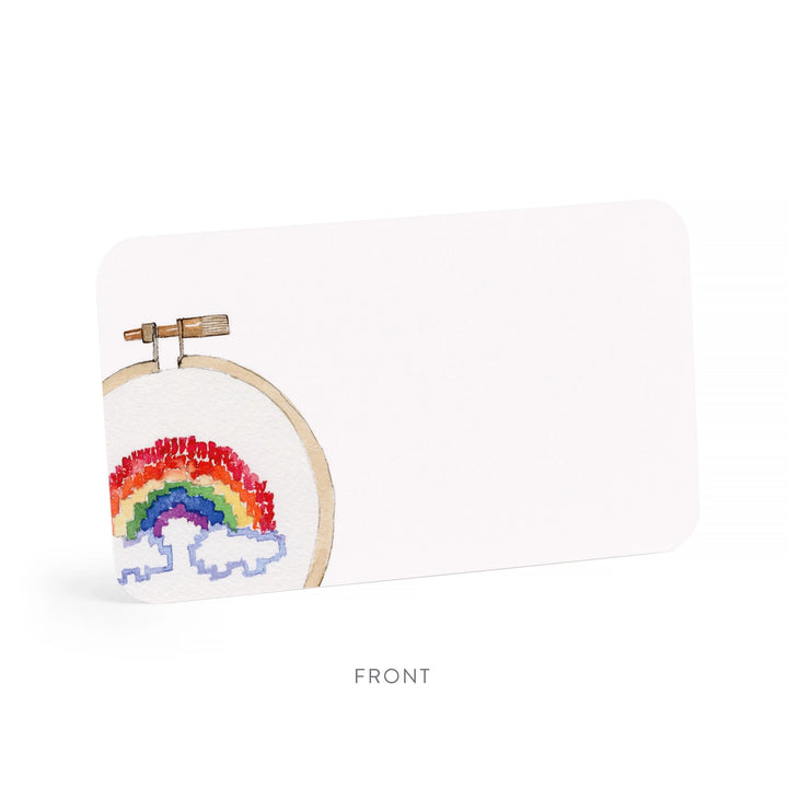 Rainbow Cross Stitch Little Notes