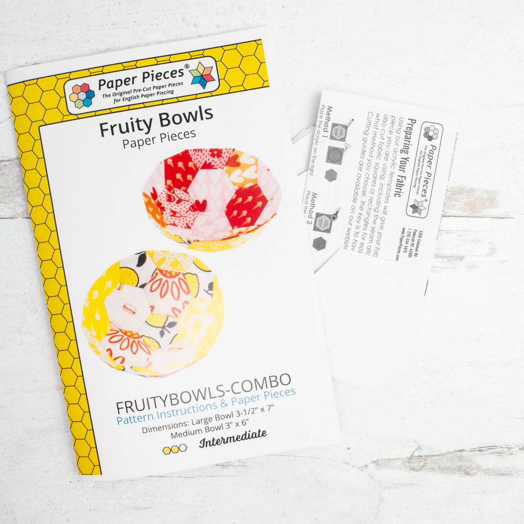 EPP Fruity Bowls (Pattern & Pieces)
