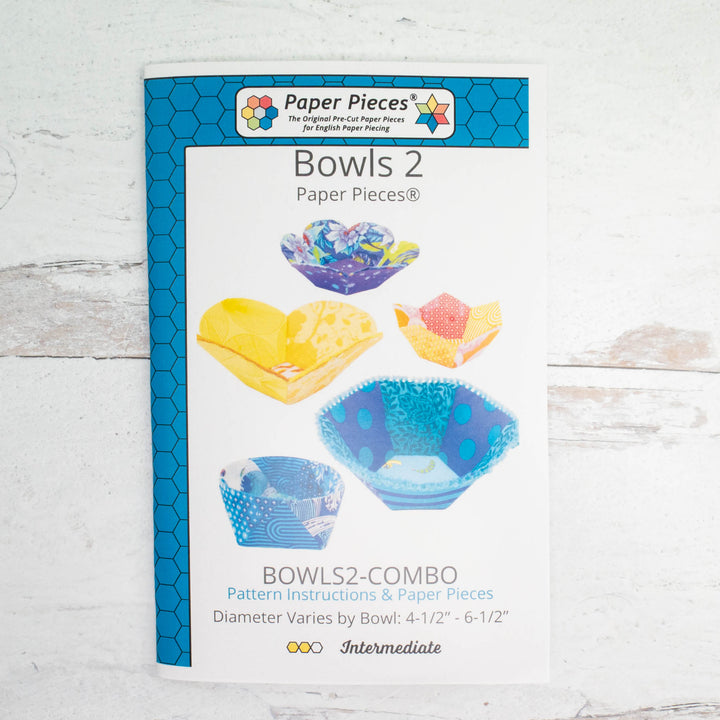 English Paper Piecing Bowls 2 (Pattern & Pieces)