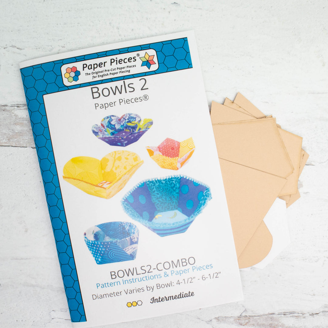 English Paper Piecing Bowls 2 (Pattern & Pieces)