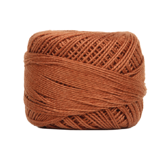 Vicki McCarty Wonderfil Perle Cotton - Syrup (2157) is a rich, warm brown embroidery thread perfect for modern needlework, sashiko, cross stitch, and craft projects.