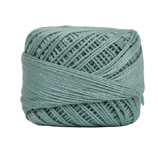 Vicki McCarty Wonderfil Perle Cotton - Cloudburst (2171), a soft blue-green embroidery thread perfect for modern needlework, cross stitch, and Japanese craft supplies.