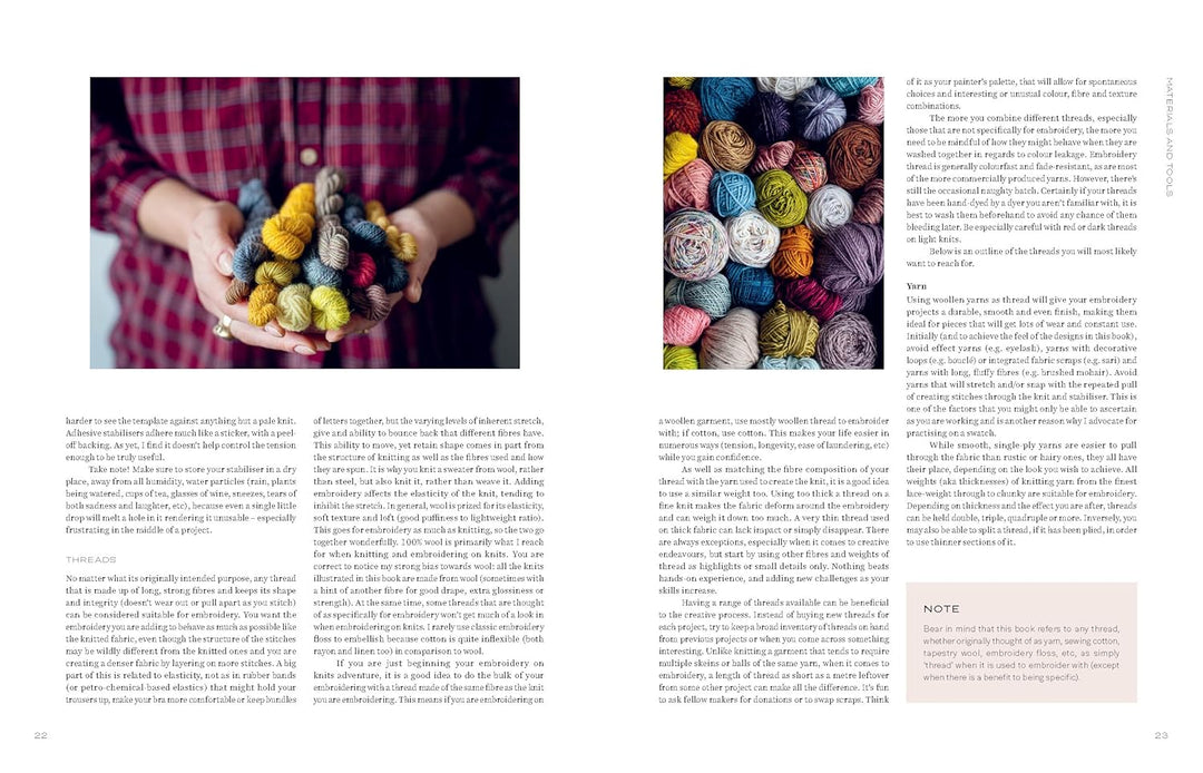 Embroidery on Knits Book by Judit Gummlich