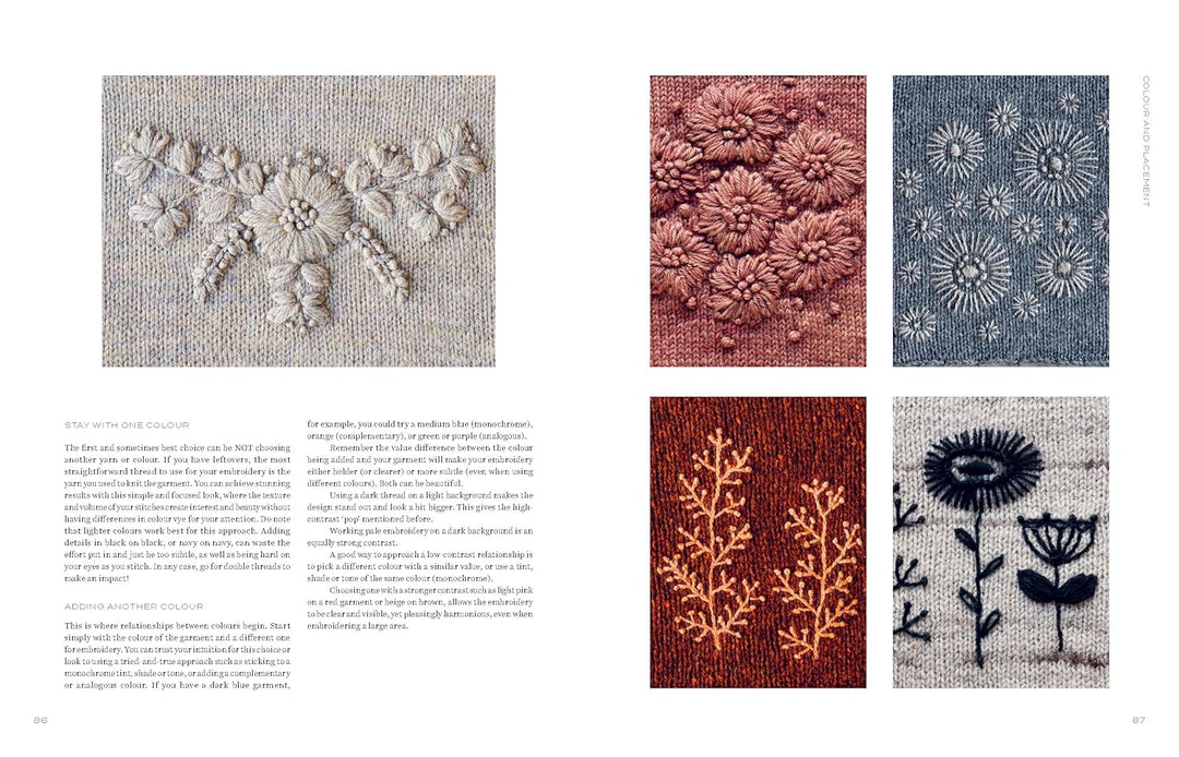 Embroidery on Knits Book by Judit Gummlich